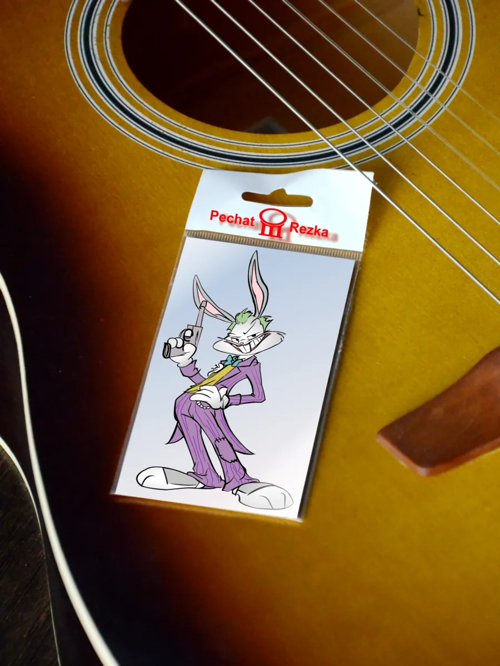 Стикер - Кролик гангстер