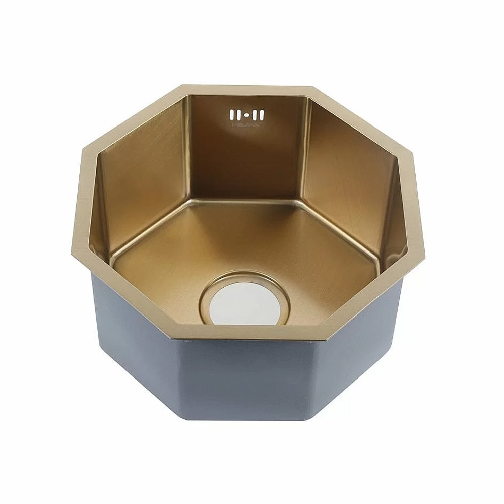 Мойка кухонная Melana Octavia Profline D400G золото