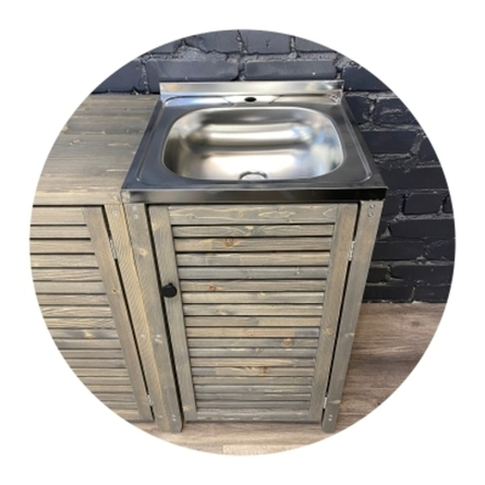 Летняя Кухня. Модуль К1М (с мойкой)