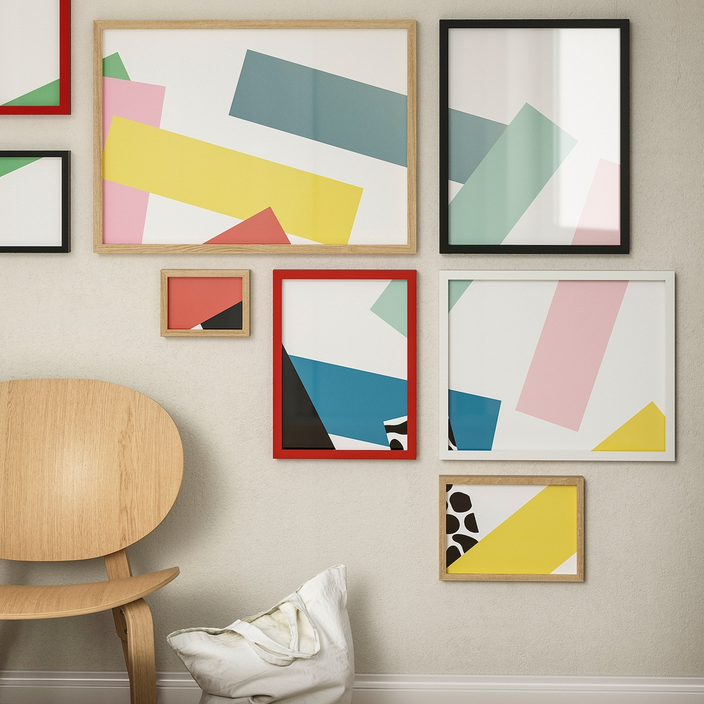 IKEA RÖDALM  (ИКЕА РÖДАЛМ)  -  Рамка, белая, 30x40 см