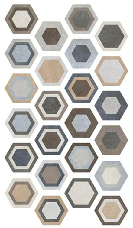 Керамогранит TRIPOLI Hexa (24 вариаций рис.)