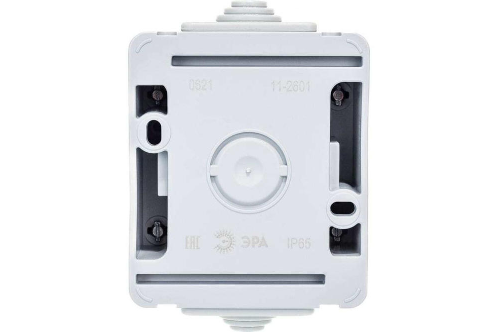 Розетка 1-местная накладная IP65, 16A-250В, серый Эксперт ЭРА