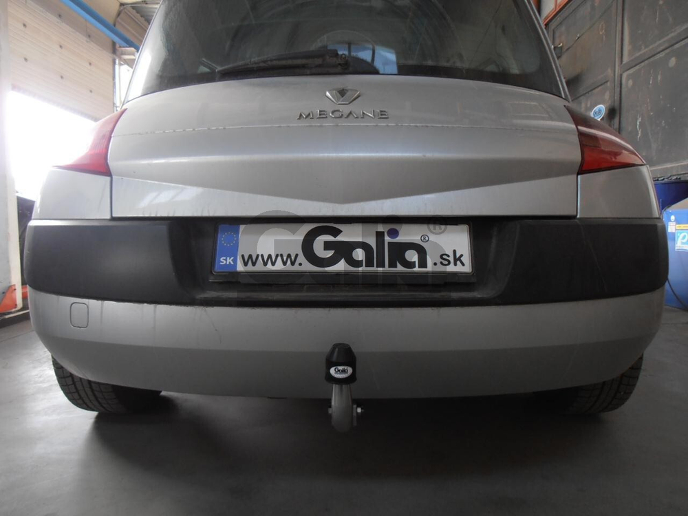 Оцинкованный фаркоп на Renault Grand Scenic II, Scenic II, Megane II хетчбек 2004-2009, в т (без электрики), Galia R068C