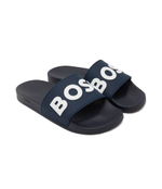 Шлепанцы Kirk Slid rblg N BOSS BLACK - темно-синий(50498241)