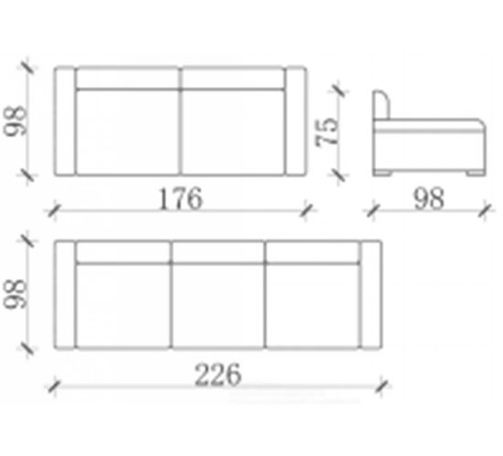 Диван  WABI SABI, MOD INTERIORS