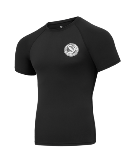 Рашгард с коротким рукавом IRON, черный