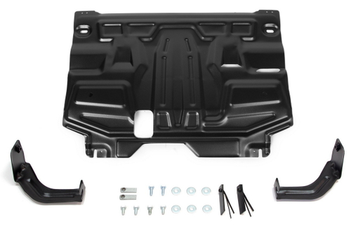 Защита картера и КПП AutoMax для Seat Ibiza IV поколение (V - все) 2008-2015/Skoda Fabia II поколение (V - 1.2; 1.4; 1.6) 2007-2014/Skoda Fabia RS II поколение (V - 1.4 (180 л.с.)) 2010-2014/Skoda Rapid I поколение (V - все) 2013-2020/Skoda Rapid II поколение (V - 1.6) 2020-н.в./Skoda Roomster (V - все) 2006-2015/Volkswagen Polo IV поколение рестайлинг хэтчбек (V - все) 2005-2009/Volkswagen Polo V поколение хэтчбек (V - все) 2010-2015/Volkswagen Polo V поколение седан (V - 1.4 (125 л.с.); 1.6 (85/90/105/110 л.с.)) 2010-2020/Volkswagen Polo VI поколение лифтбек (V - 1.4 (125 л.с.); 1.6 (90/110 л.с.)) 2020-н.в., сталь 1.4 мм, с крепежом, штампованная, AM.5877.2