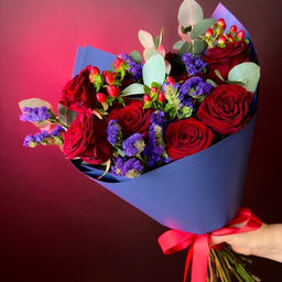 Author's bouquets of fresh flowers