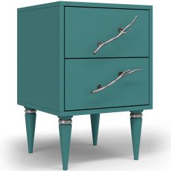 Тумба Арт Колор matte Классик Сильвер Пастельно-синий матовый