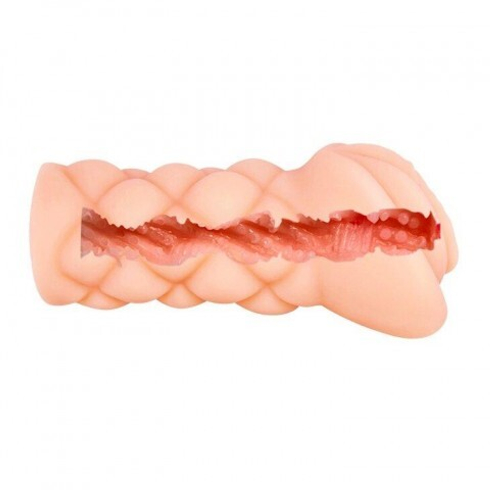 Мастурбатор реалистичный с вибрацией и кольцами Michelle