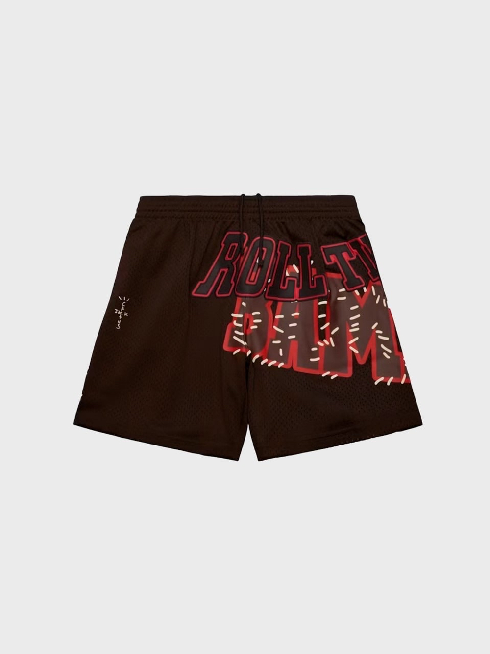 Шорты Cactus Jack Travis Scott x Mitchell & Ness Alabama Crimson Tide Basketball Brown