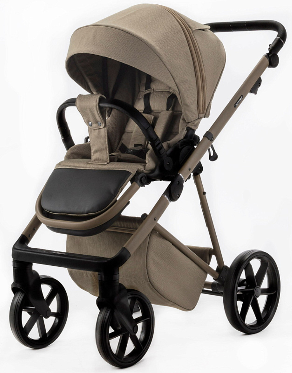 Детская коляска Adamex Delta Natura 2 в 1 DN-6-TAUPE (СЕРО-БЕЖЕВЫЙ)