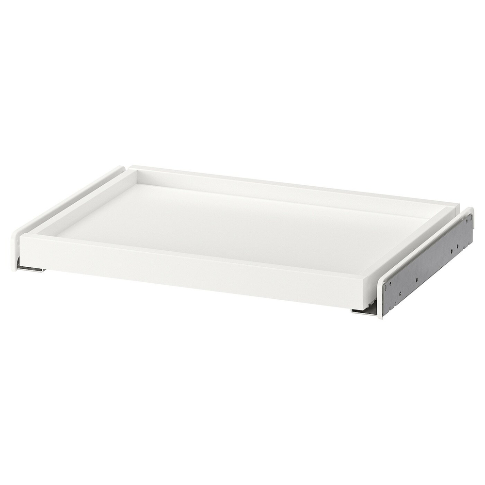 IKEA KOMPLEMENT  (ИКЕА КОМПЛЕМЕНТ)  -  Выдвижной поднос, белый, 50x35 см