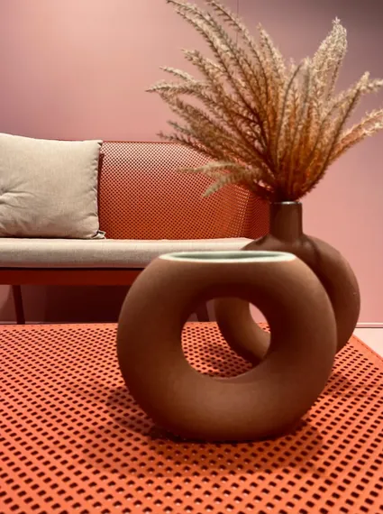 Журнальный столик Net Table 100х40 см красный