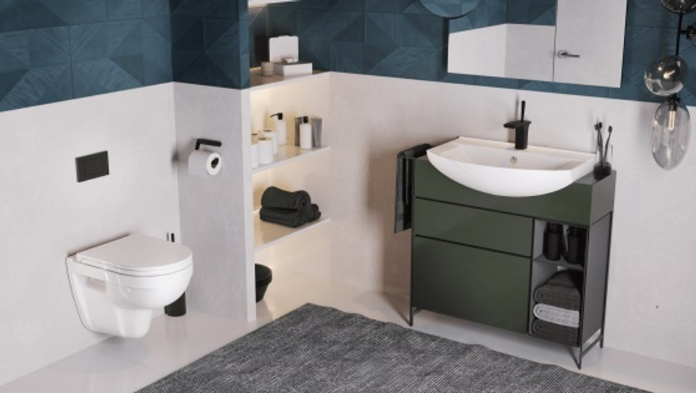 Умывальник Best-65  белый, без кроншт Sanita Luxe