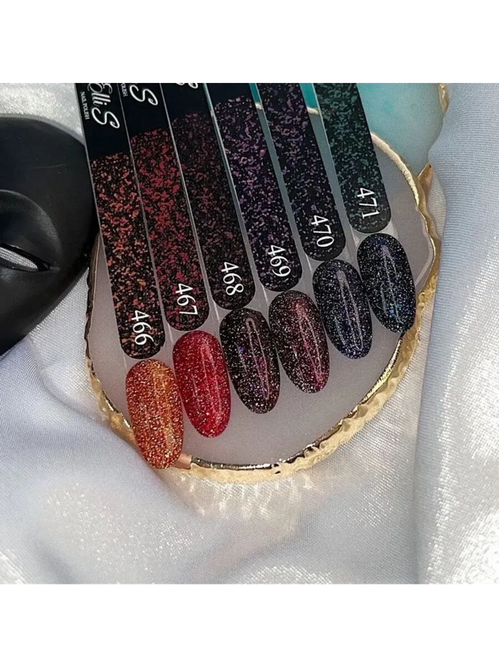 ElliS Disko Yukki 466 светоотражающий гель-лак,10мл