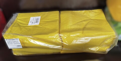 Салфетки бумажные ЖЕЛТЫЕ 33х33 2х-сл. (200шт/8уп)  (Целюлоза)