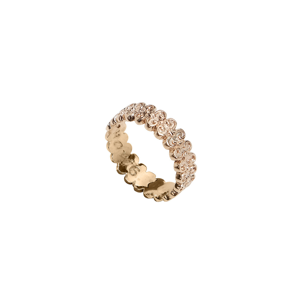 "Тайт" кольцо в золотом покрытии из коллекции "Relax" от Jenavi