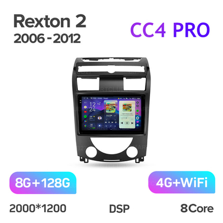 Teyes CC4 Pro 10,2" для SsangYong Rexton 2 2006-2012