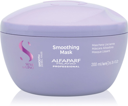 Alfaparf Milano Semi di Lino Smooth - Разглаживающая маска для непослушных и вьющихся волос /   200  ml  / GTIN 8022297111230
