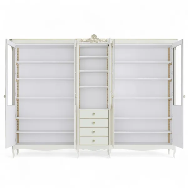 Библиотека 5 дверей с ящиками