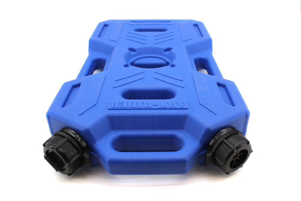 Канистра экспедиционная PRO 10 литров две горловины и заправочный носик (синяя)