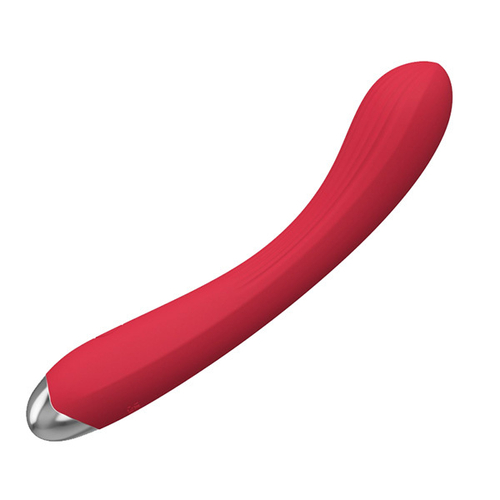 Красный гибкий силиконовый вибратор Secwell Vibrating Massager SW3014R