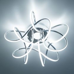 Citilux Джемини Смарт CL229A151E RGB Умная люстра Хром