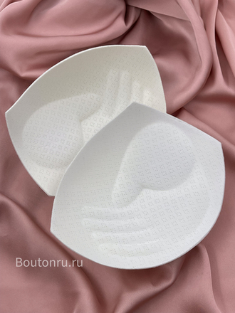 Чашки для бюстгальтера белые пуш-ап "Ладошки"