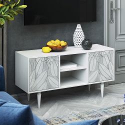 Ручка скоба мебельная Арт Бранч mini правая Античное серебро