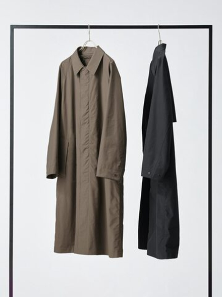 UNIQLO Тренч свободного кроя, черный