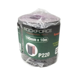 Бумага наждачная на тканевой основе 100ммх10м в рулоне (P220) RockForce##Rock FORCE RF-FB4220C