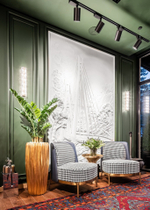 Озеленение искусственными растениями номерного фонда апарт-отеля «Бридж» Красная поляна