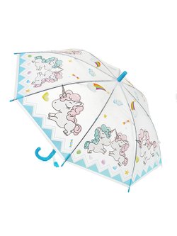 Зонт детский Милые единорожки (50см.), цвет голубой 00-3893-1