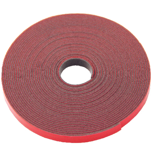 Скотч 3M двухсторонний, акриловый, серый, для авто, для дома, 10 мм х 5 м (клейкая лента серая, двусторонняя)