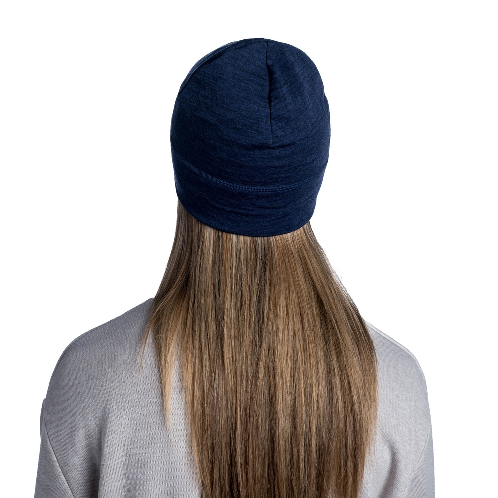 Шапка Buff HEAVYWEIGHT MERINO WOOL HAT SOLID DENIM