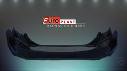 Задний бампер в цвет седан Ford Focus 3 2011-2014 черный