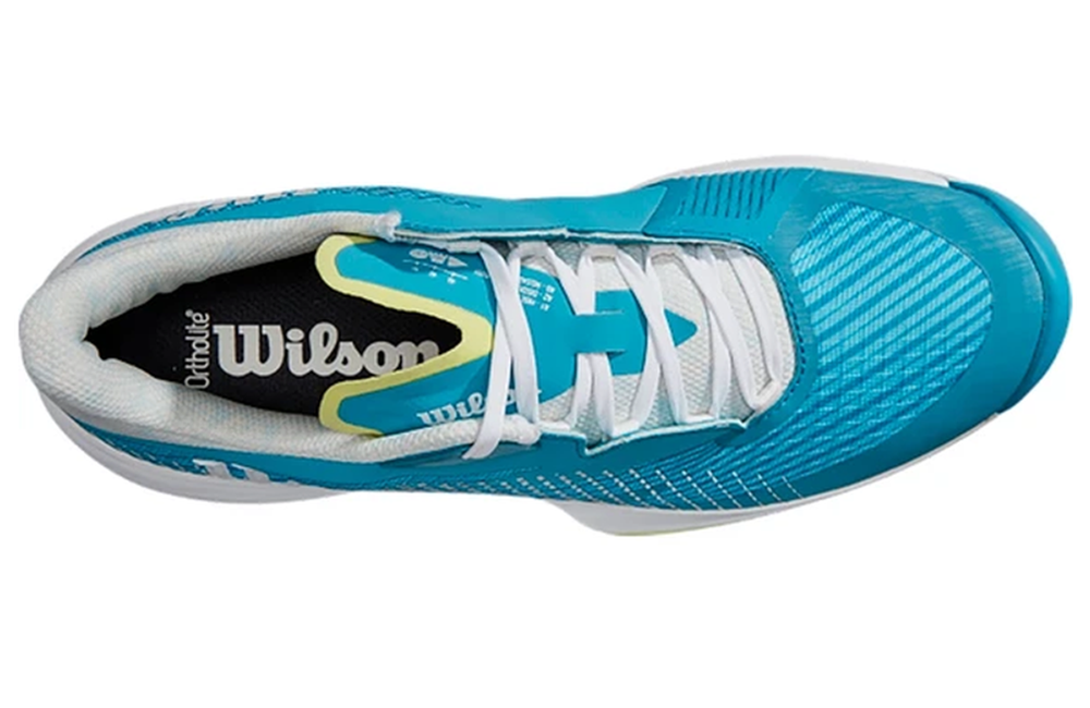 Женские теннисные кроссовки Wilson Kaos Swift 1.5 Clay W - algiers blue/white/snny limy