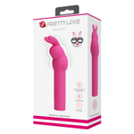 Ярко-розовый вибростимулятор в форме кролика Gerardo (Цвет: ярко-розовый)