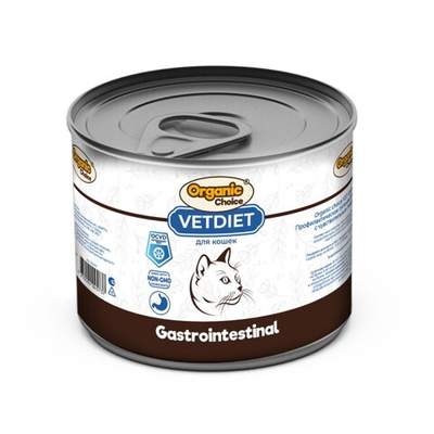 Organic Сhoice VET Gastrointestinal - диета консервы для кошек с чувствительным пищеварением