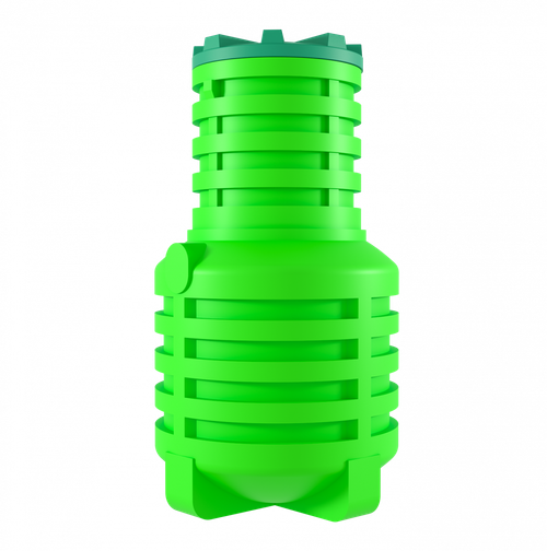 Емкость подземная пищевая Мультпласт ДПВ1200 1200 л. вертикальная (1100x1100x2105см;46кг;зеленый) - арт.555434.1