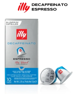 Кофе illy в капсулах Nespresso, без кофеина, 10 капсул