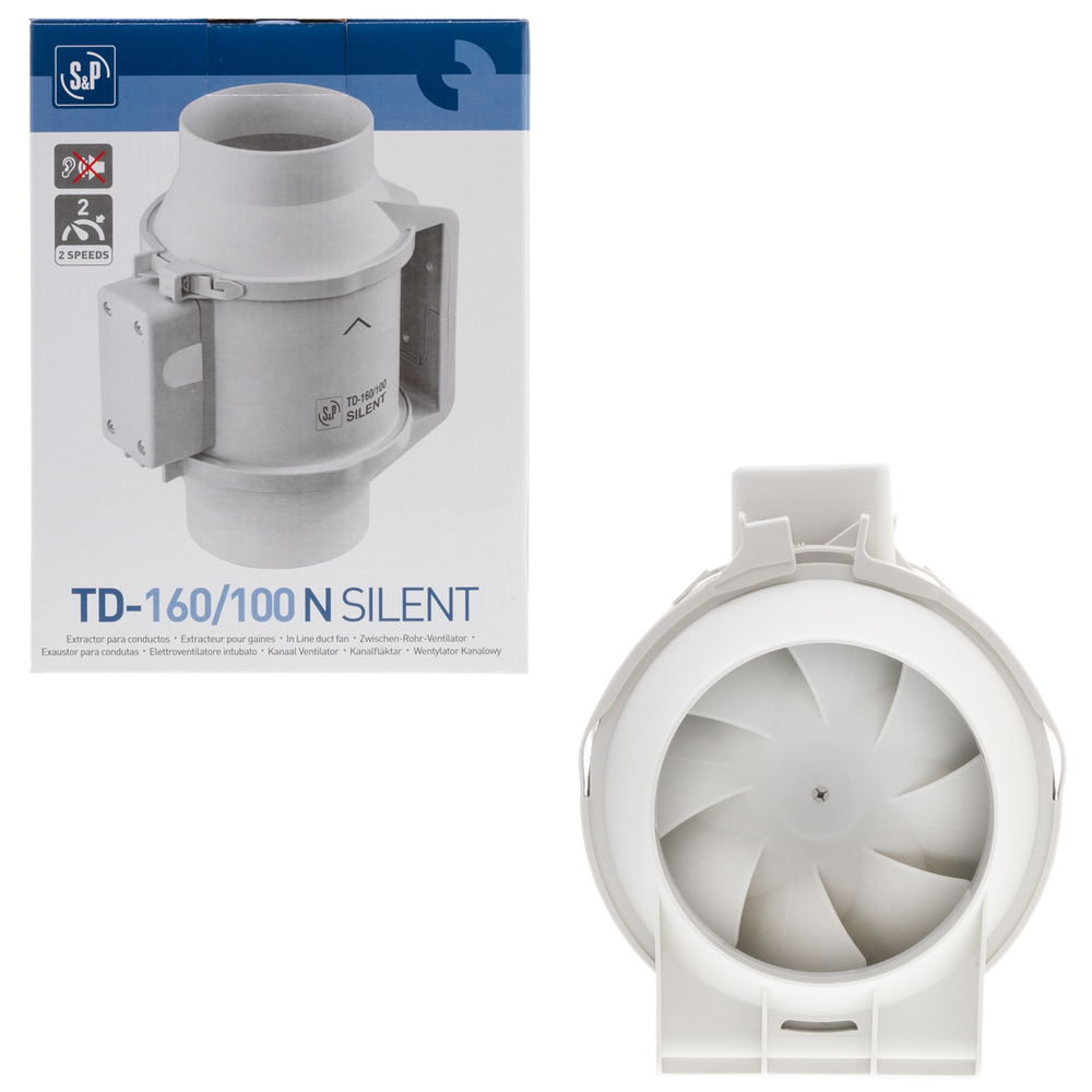 Канальный вентилятор Soler Palau TD160/100 N SILENT (230V 50HZ) RE