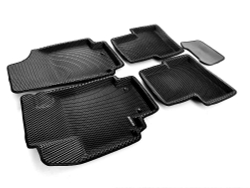 Коврики салона для HYUNDAI Creta (2016-) Euromat 3D EVA черные Арт EM3DEVA-002728