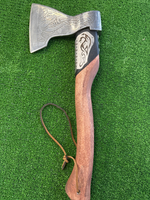 Топор Дровосек для Викинга с орнаментом и шнурком ст 60