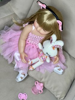 Кукла Реборн виниловая 48см в пакете (FA-063)