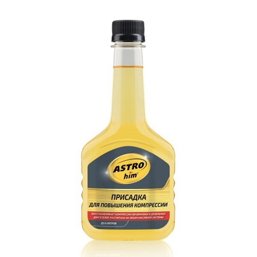 Присадка в двигатель 300 мл для повышения компрессии (ASTROhim)