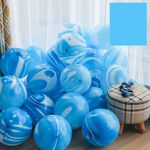 Шар Мрамор (12''/30 см) Голубой, агат, 50 шт.