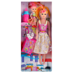 Кукла тип Модель с ребенком 32см, коробка 2610-B2