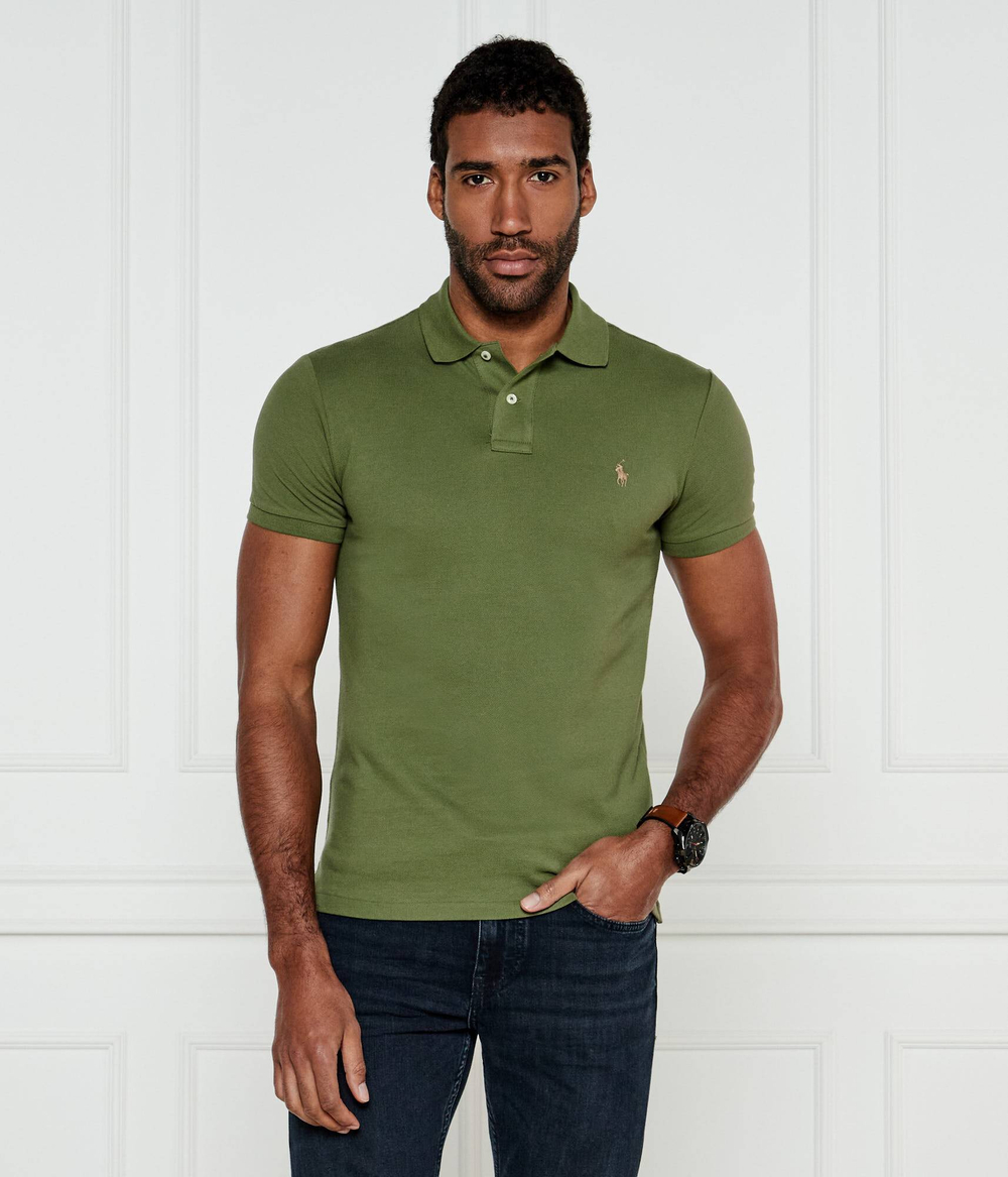 Поло POLO RALPH LAUREN - хаки(710536856)